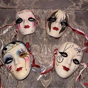 Vintage Madri Gras Masks